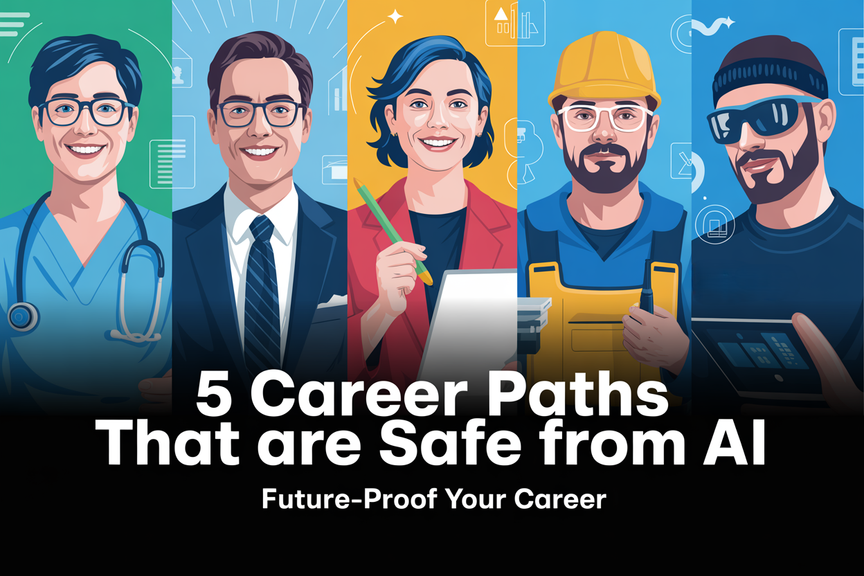 5 Career Paths That Are Safe From AI That Will Thrive In The New Economy