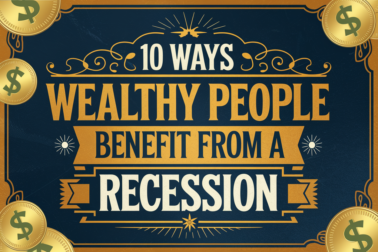 10 Ways Wealthy People Benefit From A Recession
