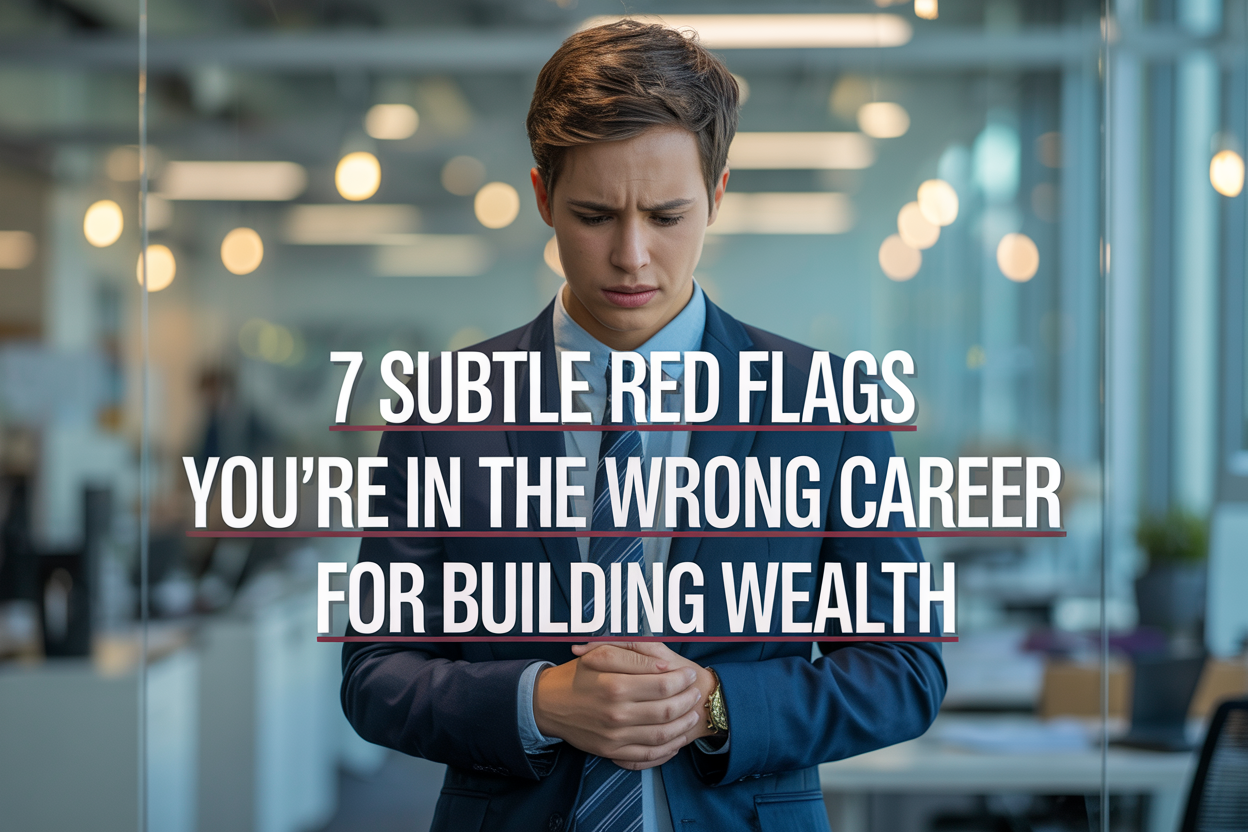7 Subtle Red Flags You’re in the Wrong Career for Building Wealth