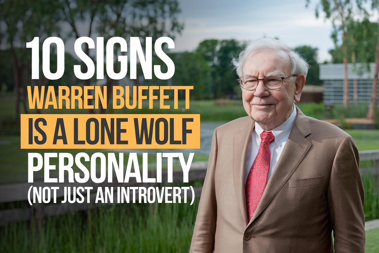 10 Signs Warren Buffett is a Lone Wolf Personality (Not Just an Introvert)