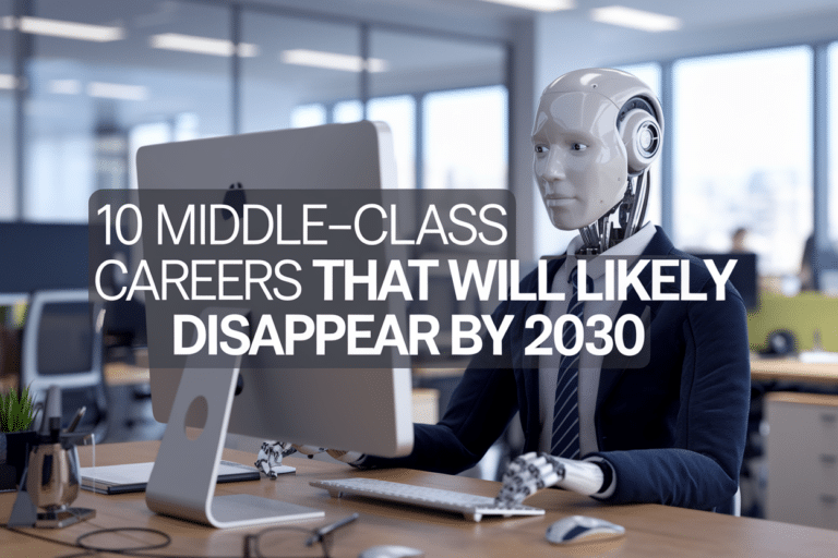 10 Middle-Class Careers That Will Likely Disappear By 2030 - New Trader U