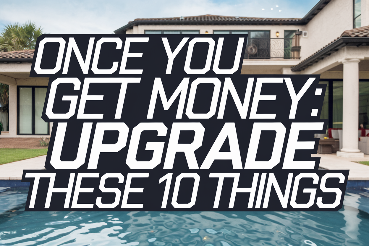 Once You Get Money: Upgrade These 10 Things