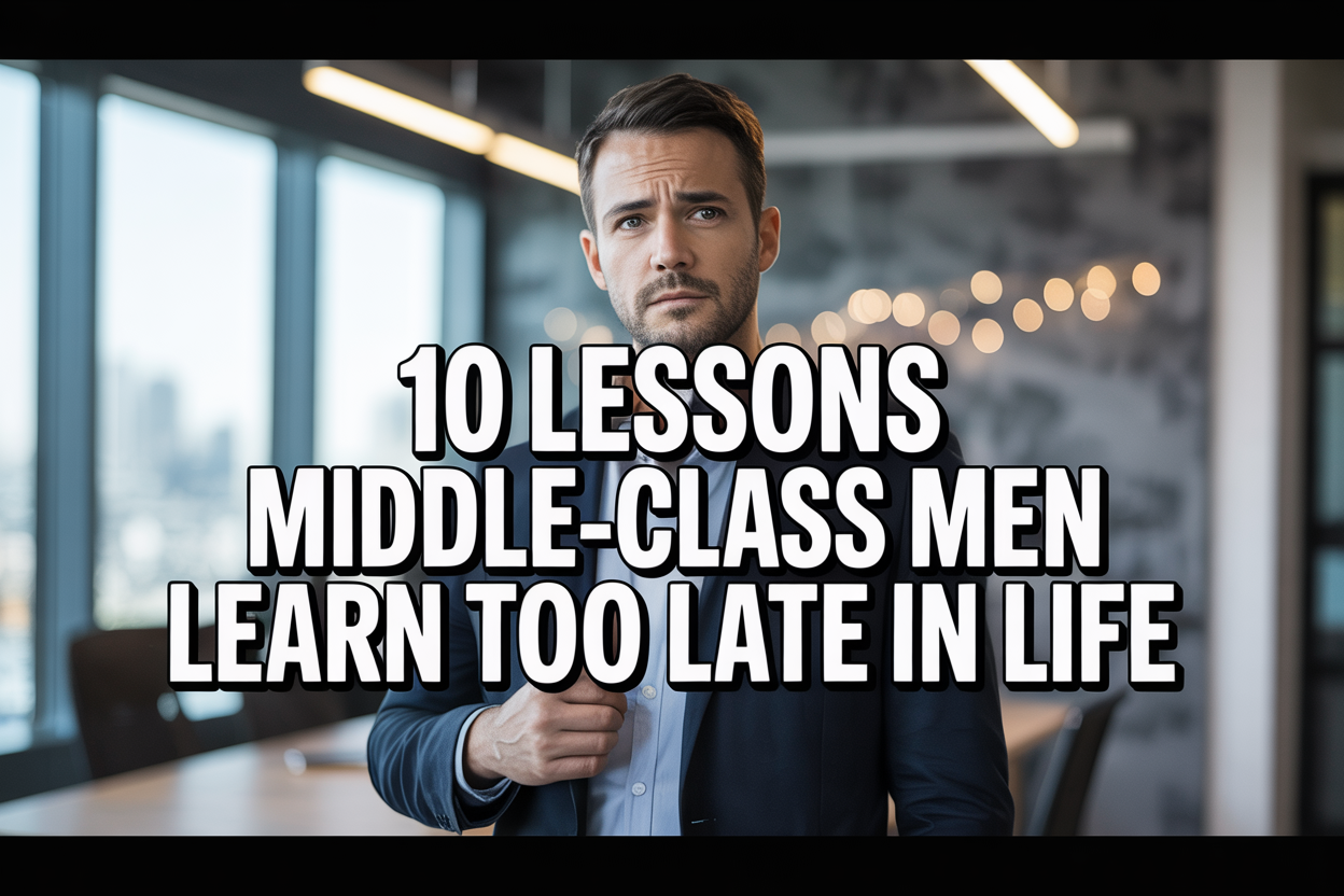10 Lessons Middle-Class Men Learn Too Late In Life