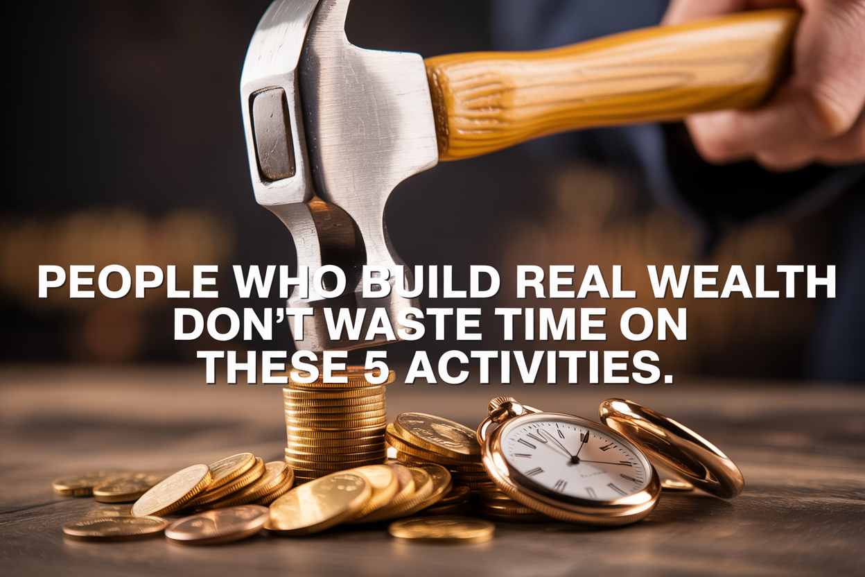 People Who Build Real Wealth Don’t Waste Time on These 5 Activities